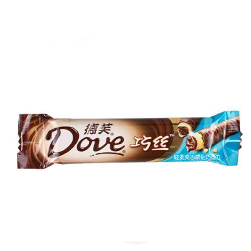 德芙（Dove）巧丝威化巧克力 22.5g/ 袋装 休闲 零食