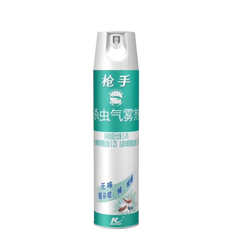 枪 手杀虫气雾剂无味600毫升