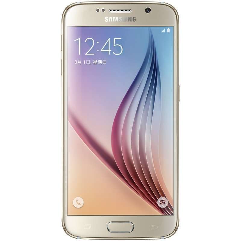 SAMSUNG/三星 Galaxy S6（G9200）32G版 铂光金 3+32G 全网通4G手机 双卡双待
