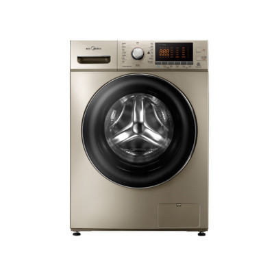 美的(Midea)MG90-1405DQCG 9公斤 快净系统配置 高温自洁健康洗 变频节能静音 家用 金色