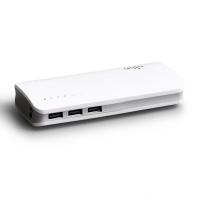 aigo正品移动电源L130 白 13000mAh 手机平板通用充电宝