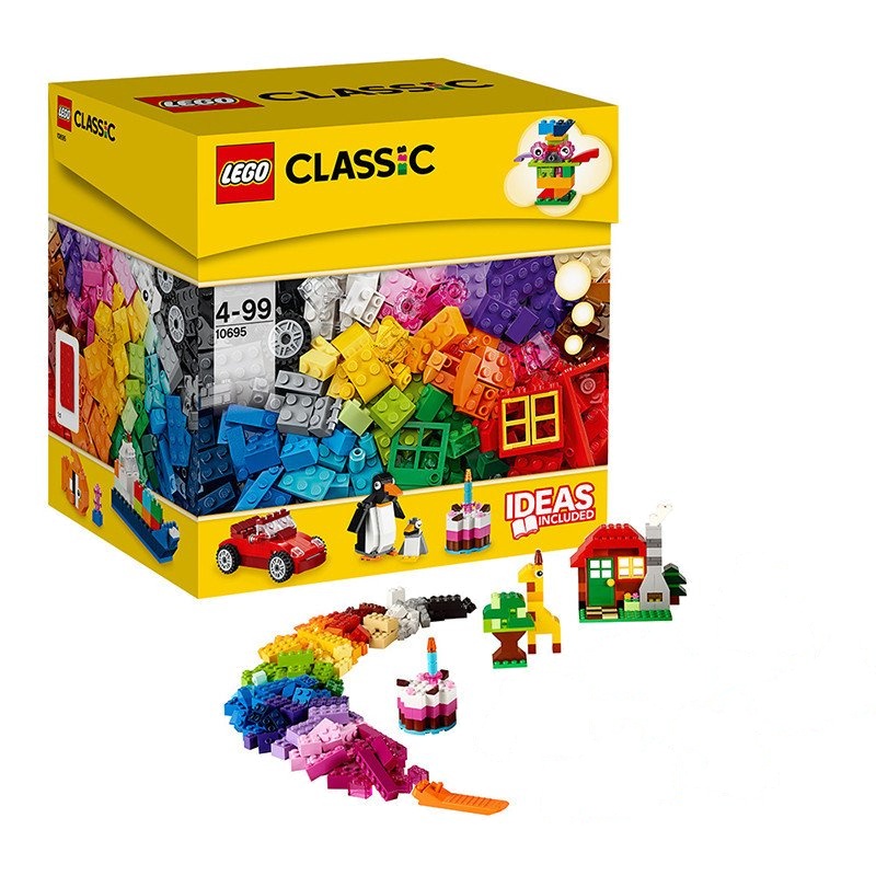 [苏宁自营]乐高LEGO 经典创意系列 CLASSIC 经典创意箱 10695 积木玩具