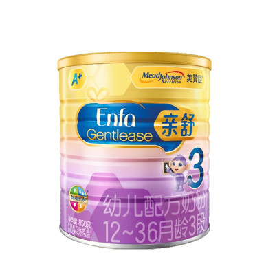 美赞臣亲舒3段幼儿配方奶粉12-36月龄850g罐装