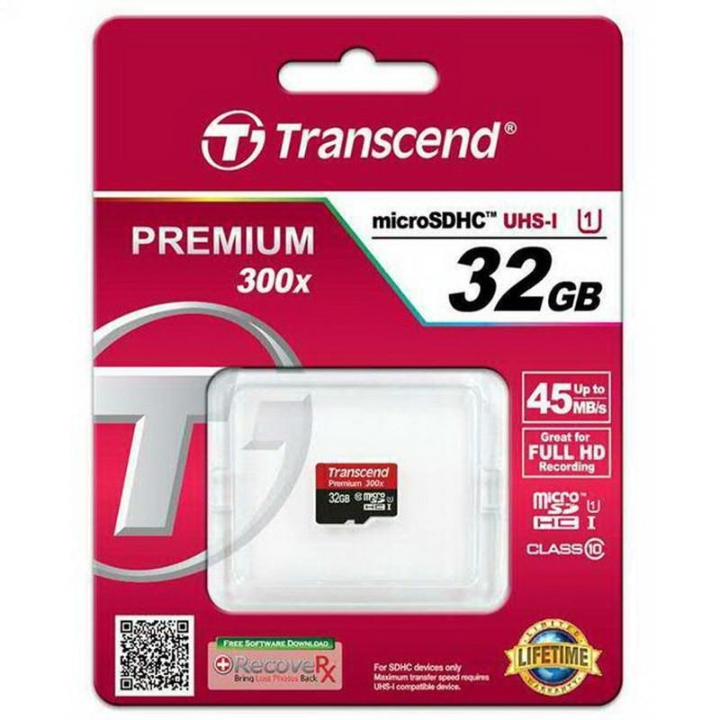 创见(Transcend) 32G(UHS-I300X)存储卡(MicroSD)