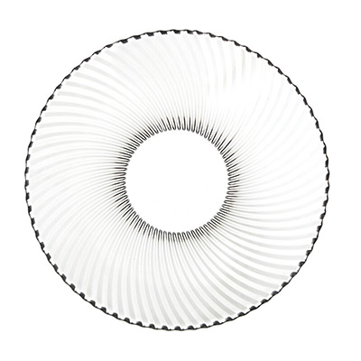 [苏宁超市]青苹果 清扬玻璃果盘 EQ2002-4