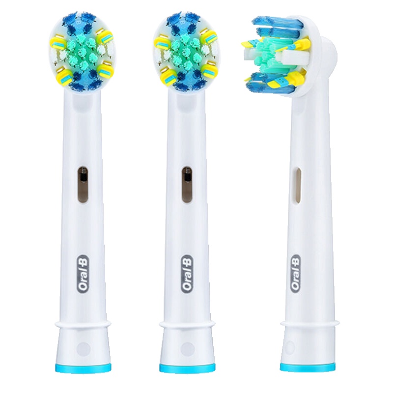 博朗(BRAUN)欧乐B(Oralb)电动牙刷头 3支装 牙线效果型 适配成人2D/3D全部型号 EB25-3