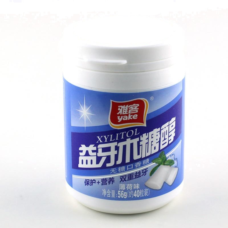 雅客益牙薄荷味木糖醇56g