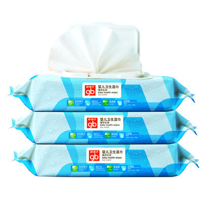 好孩子(Goodbaby)婴儿海洋湿巾 80*3 特惠装 U6210