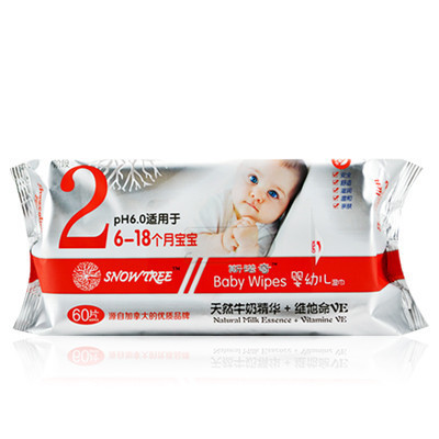 斯诺奇2段婴幼儿湿巾60片