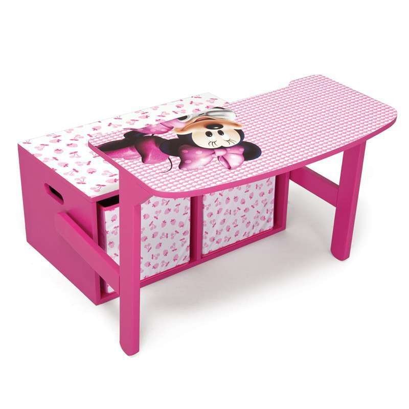 达儿泰Delta 米妮儿童家具一桌多用三合一多功能组合收纳储物长椅桌