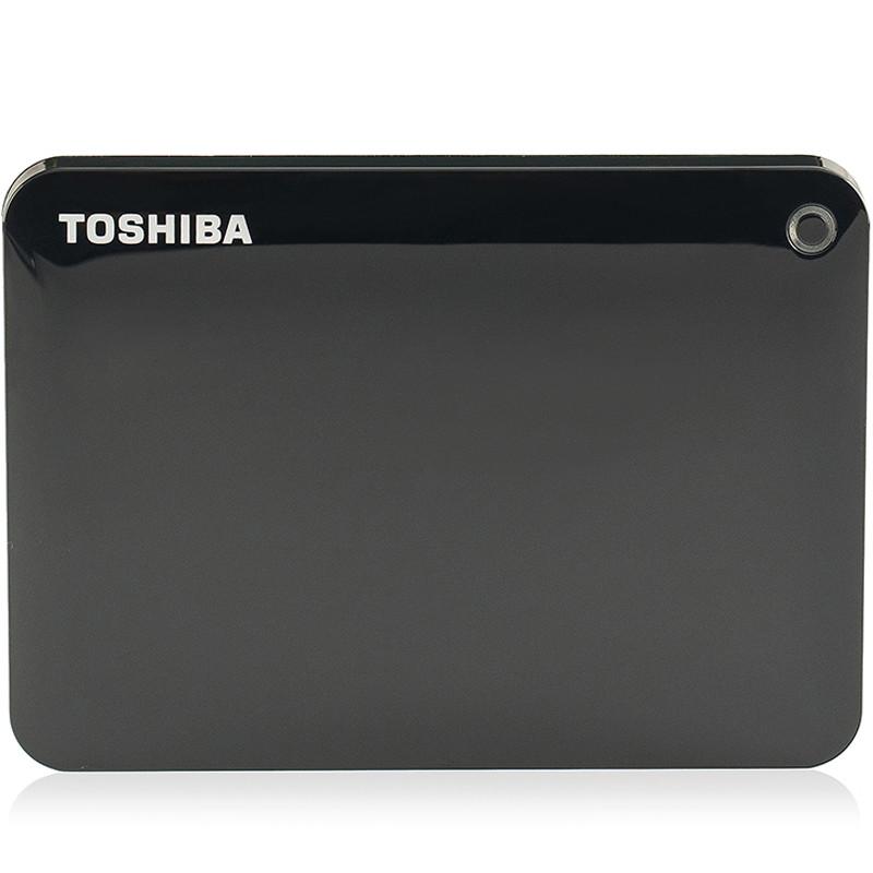 东芝(TOSHIBA)V8 CANVIO 高端分享系列1TB 2.5英寸 USB3.0移动硬盘(经典黑)