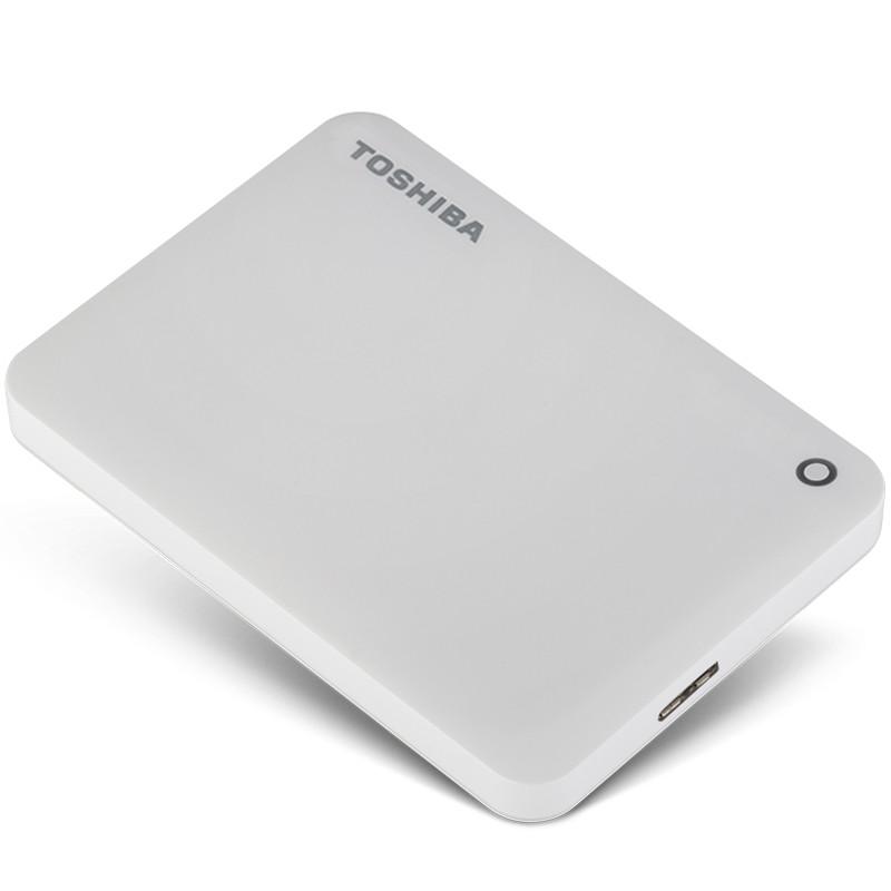 东芝(TOSHIBA)V8 CANVIO 高端分享系列1TB 2.5英寸 USB3.0移动硬盘(尊贵金)