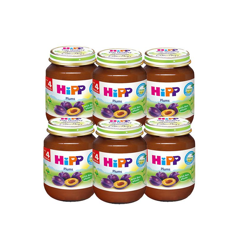 喜宝 (HiPP) 有机李子水果泥 6瓶装(香港直邮)