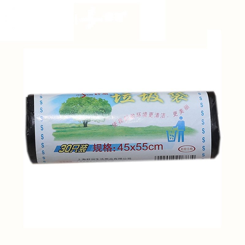 舒润点断式垃圾袋45cm*55cm 30只装颜色随机