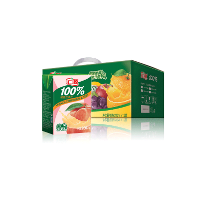 汇源 100%桃果汁200ml*12盒 礼盒装