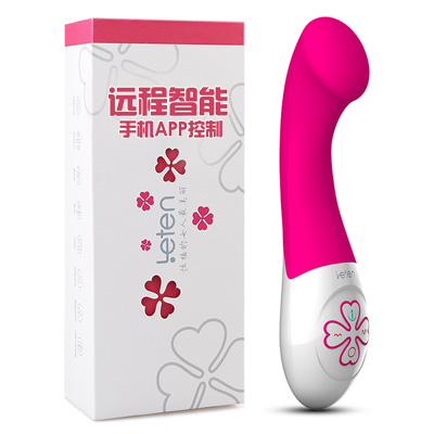 雷霆LETEN智能G点刺激震动棒是防水手机智能遥控优质硅胶强劲震颤女用充电成人情趣性用品AV女性自慰器震动棒