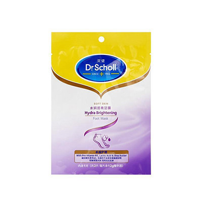 爽健(Scholl)水润透亮足膜（1对装）