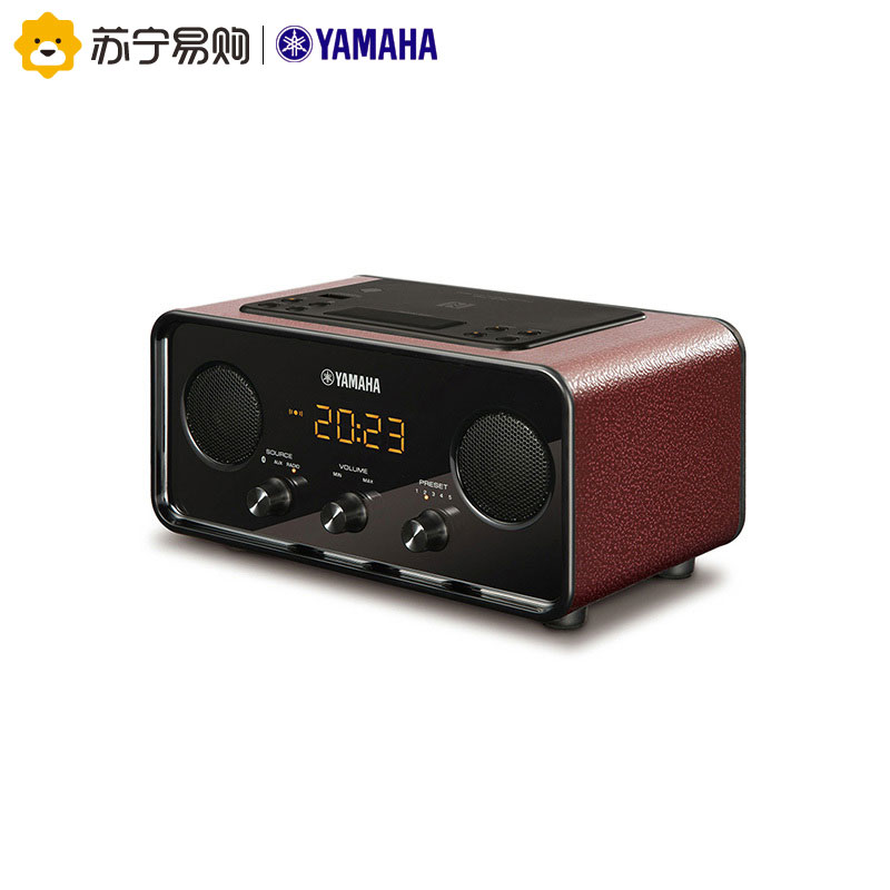 雅马哈(YAMAHA) 蓝牙台式音响底座笔记本苹果台式音箱 TSX-B72 深红色