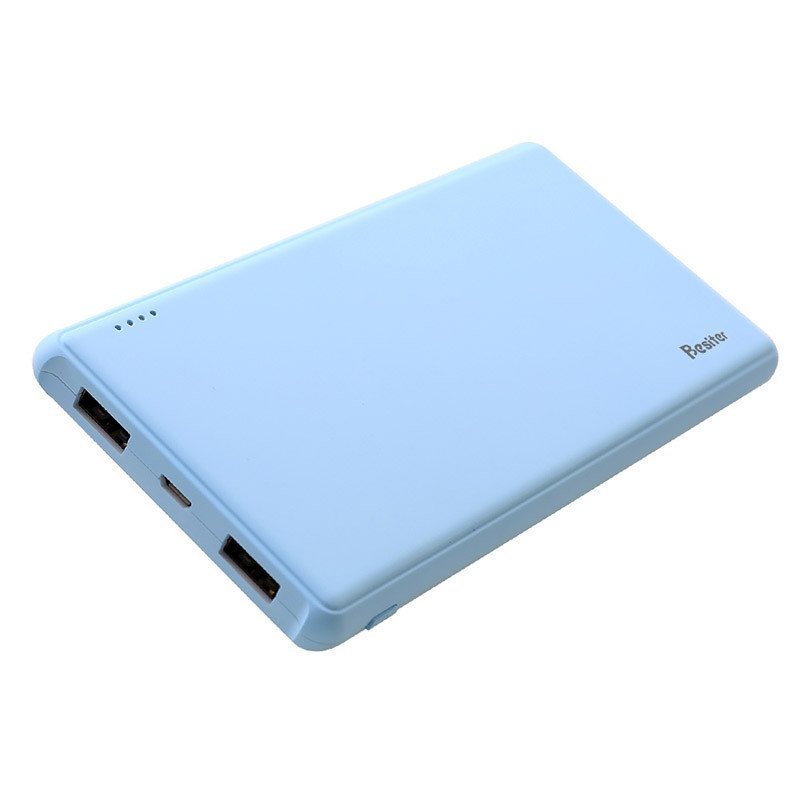 倍斯特 10000毫安 移动电源/充电宝 聚合物 双USB输出 005B/Q米格尔 蓝莓蓝