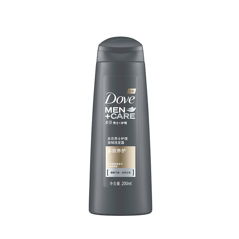 多芬(Dove)洗发水 男士+护理 强韧洗发露 多效养护200ml[联合利华]