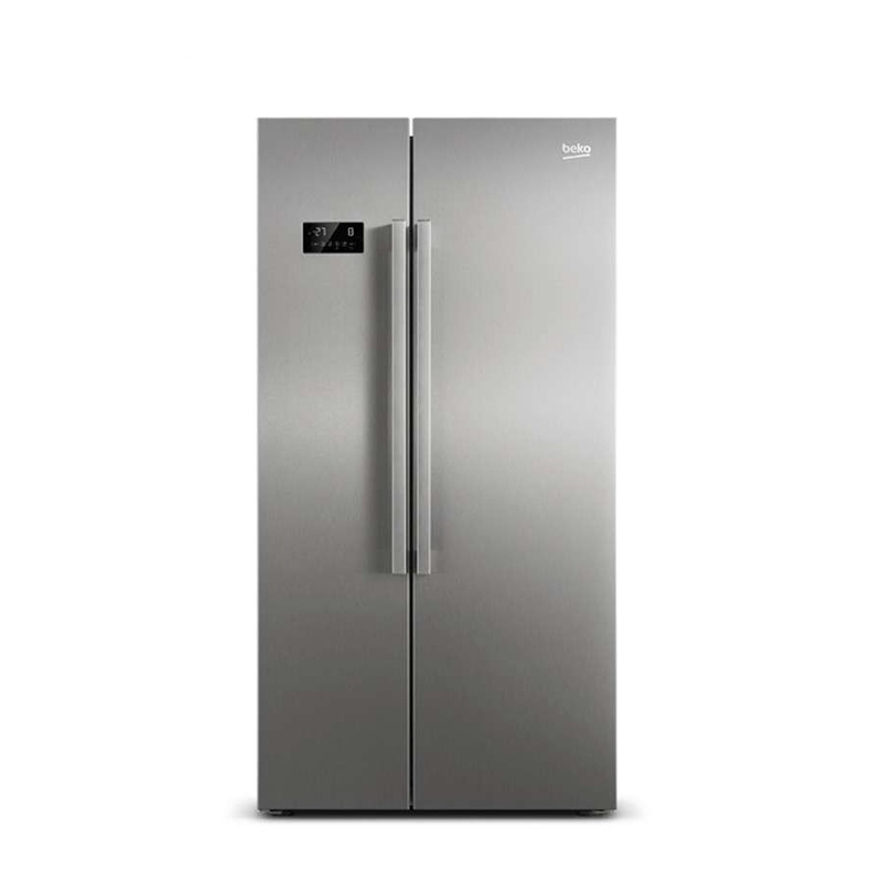 倍科(beko) GN163120X 555升 欧洲原装进口 蓝光养鲜无霜大容量对开门电冰箱 (银色)