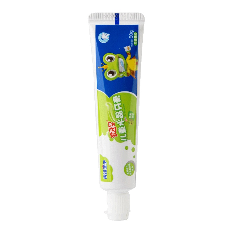 青蛙王子儿童水晶牙膏(苹果)50g水果口味防蛀牙保护牙齿