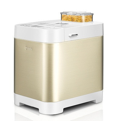 东菱(Donlim)DL-T06S-K 家用全自动不锈钢撒果料面包机 涡轮动力技术