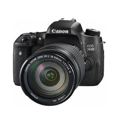 佳能(Canon)EOS 760D单反相机套装 佳能760D 搭配 (18-200&50/1.8STM)双头套