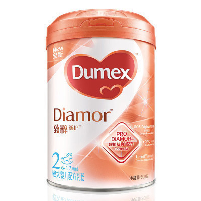 多美滋(Dumex) 致粹新护较大婴儿配方奶粉 2段(6-12月)900g (双重优抗力)