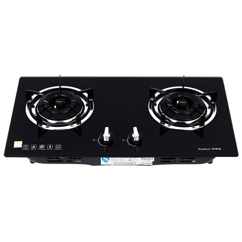 荣事达(Royalstar)JZT-902M-B103 天然气灶具 黑晶聚能灶嵌入式燃气灶