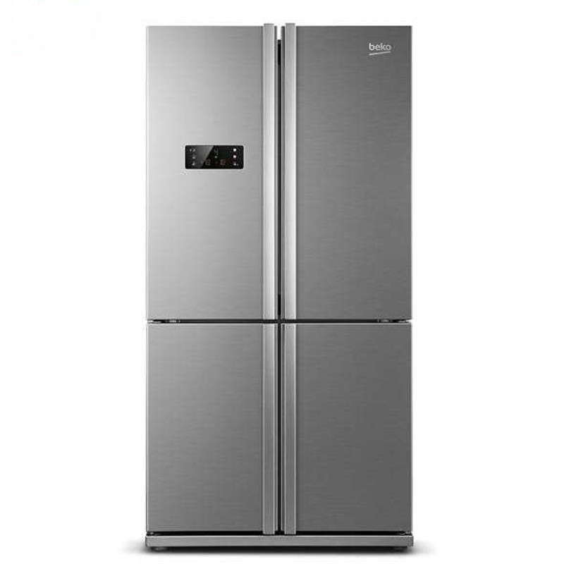 倍科(beko)GNE114611X 550升 欧洲原装进口 蓝光养鲜大容量无霜多门电冰箱 (银灰色)