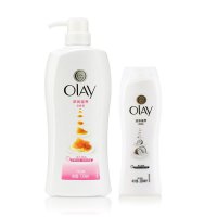 玉兰油(OLAY)沐浴露深润滋养720ml配洁净滋润200ml沐浴露泡澡 保湿