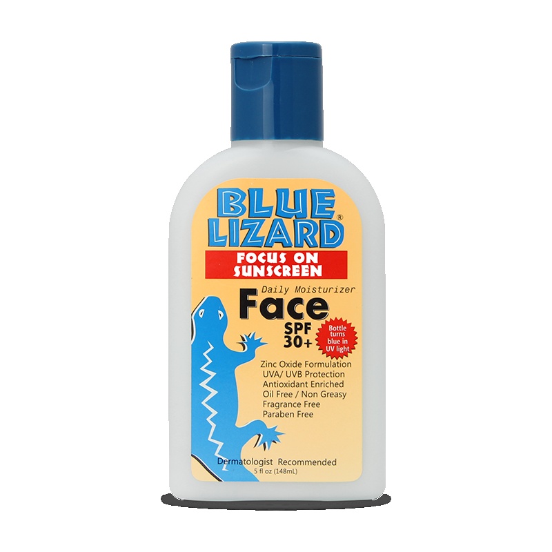 蓝蜥蜴BLUE LIZARD 面部物理防晒148ml SPF30+ 遇紫外线变色 滋润保湿 可做妆前乳