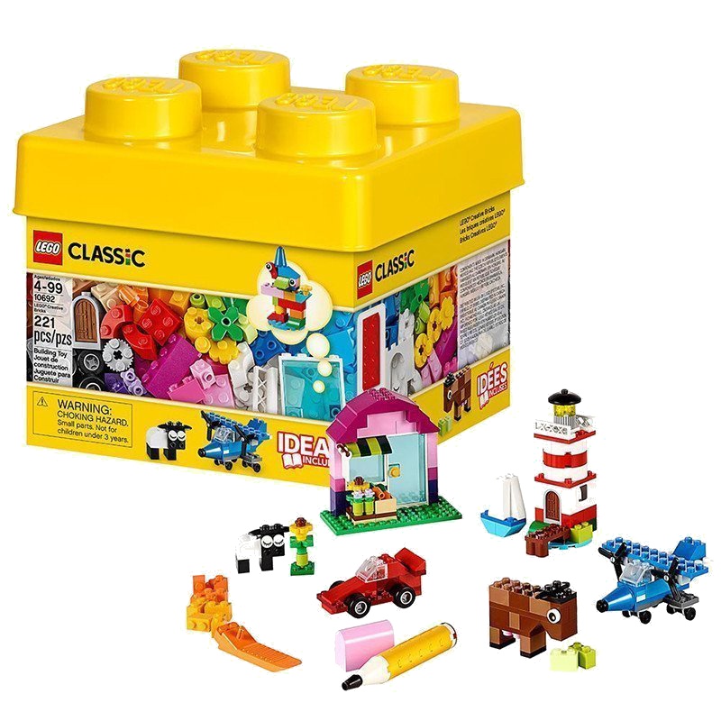 LEGO乐高经典创意系列小号积木盒10692 男孩女孩4-99岁生日礼物 玩具积木