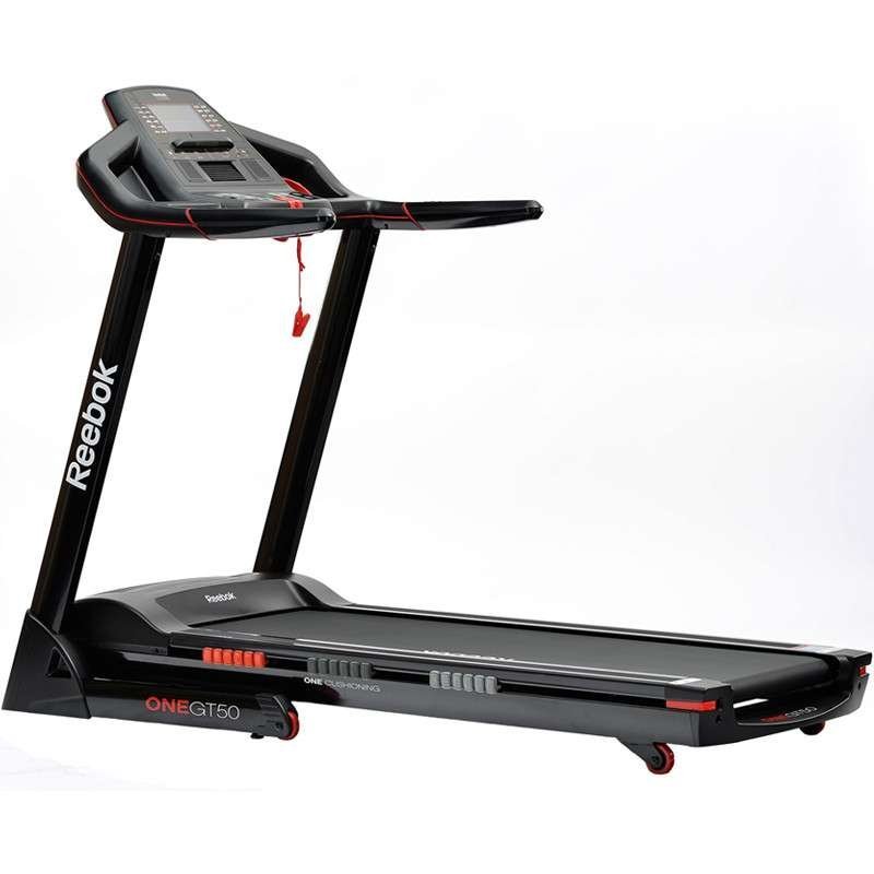 锐步 reebok 跑步机 GT50 电动折叠静音家用健身器材跑步 黑色