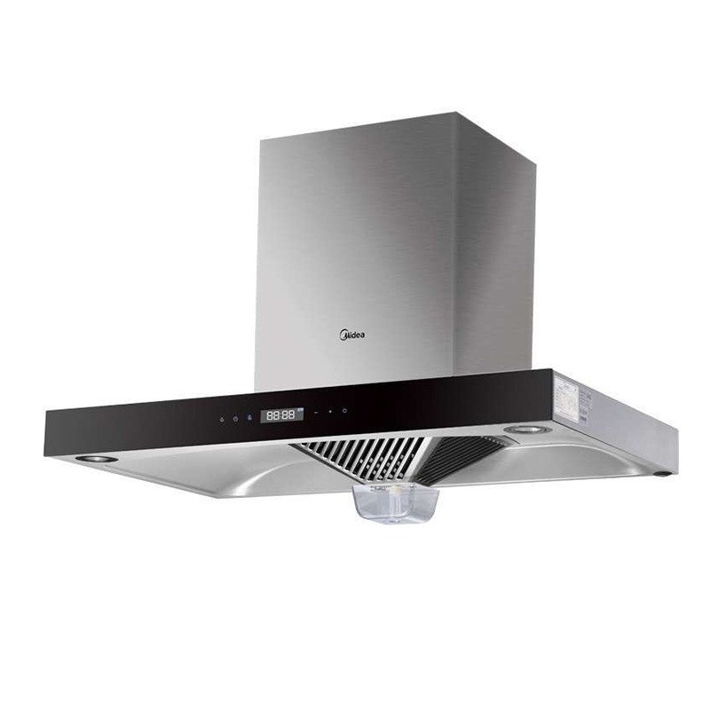 美的(Midea)DT518R+JZT-Q535B 蒸汽洗欧式油烟机 天然气燃气灶 烟机灶具套餐