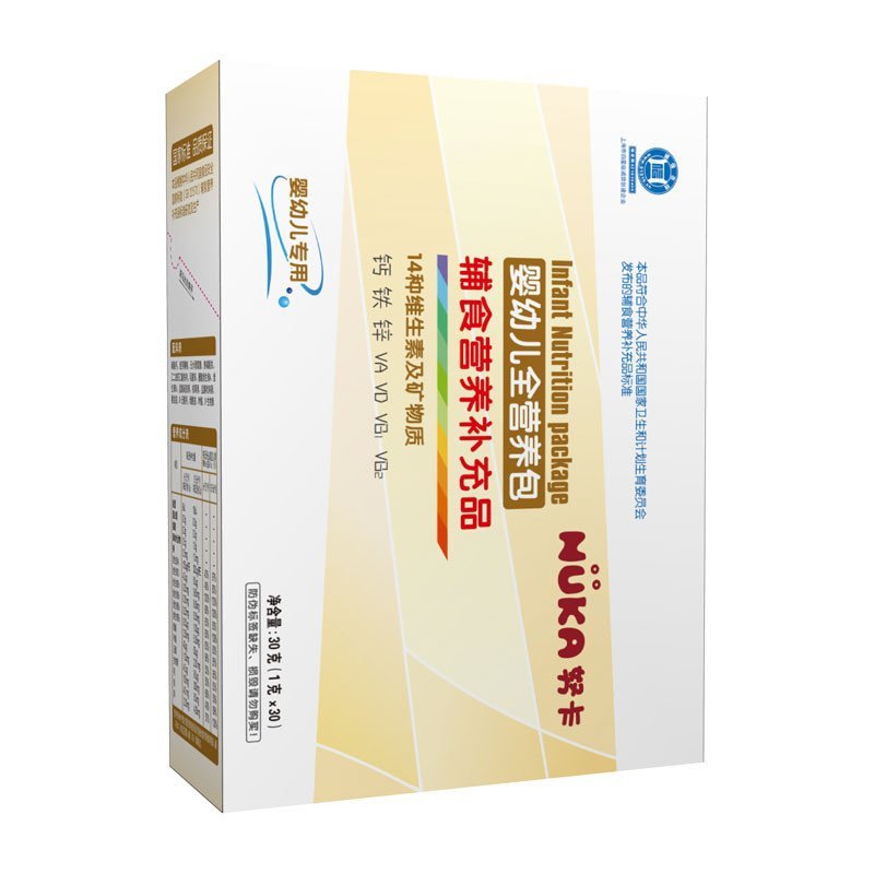 努卡(NUKA)婴幼儿全营养包辅食营养补充品1g×30条
