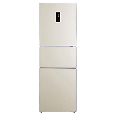 美菱(MELING)BCD-235WE3CX 235升三门冰箱 风冷无霜 中门宽幅变温 时尚外观 (玫瑰金)