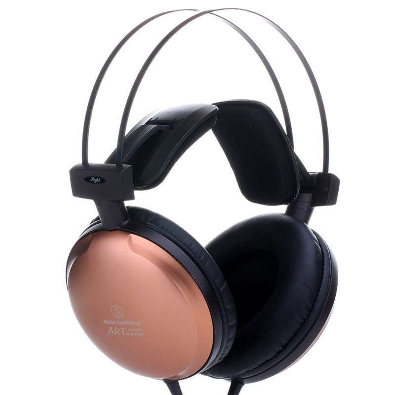 铁三角(Audio-technica) ATH-A1000X 轻巧镁合金边框集成隔板艺术监听耳机 金色