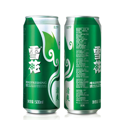 雪花啤酒 清爽拉罐 500ml/罐