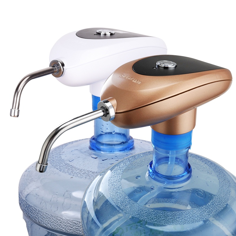 SEKO新功PL-6电动抽水器USB充电式饮水机吸水器矿泉水桶压水器自动上水器