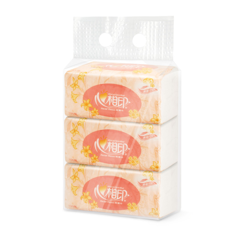 心相印 抽纸 经典系列 2层200抽*3包(小规格) 软抽