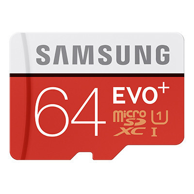 三星(SAMSUNG) MicroSD存储卡 64G(CLASS10 UHS-1 80MB/s) EVO Plus