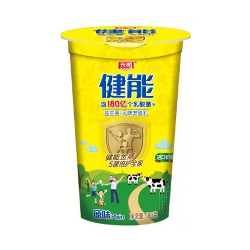 光明健能白色发酵乳180g