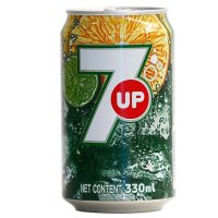 七喜 冰爽柠檬汽水 330ml*24