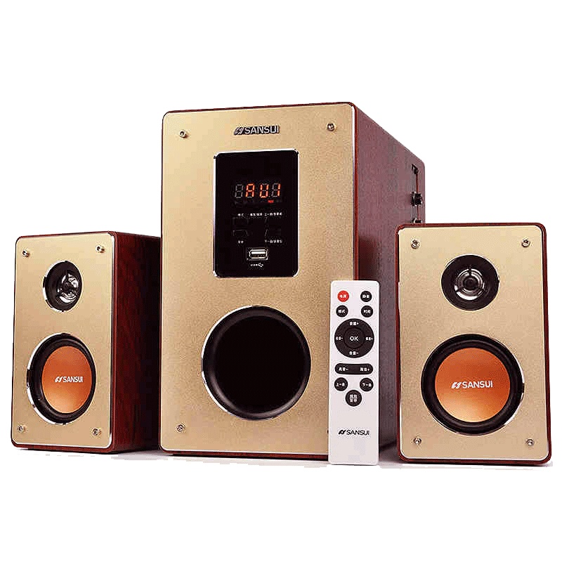 山水(SANSUI)GS-6000(81C)台式电脑K歌电视音响低音炮USB播放蓝牙音箱带遥控器山水(SANSUI)G