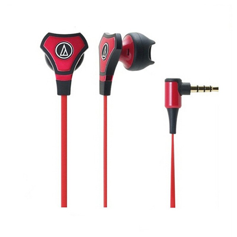 铁三角(Audio-technica)ATH-CHX5 RD 时尚魅力 单体均衡入耳式耳塞耳机 红色