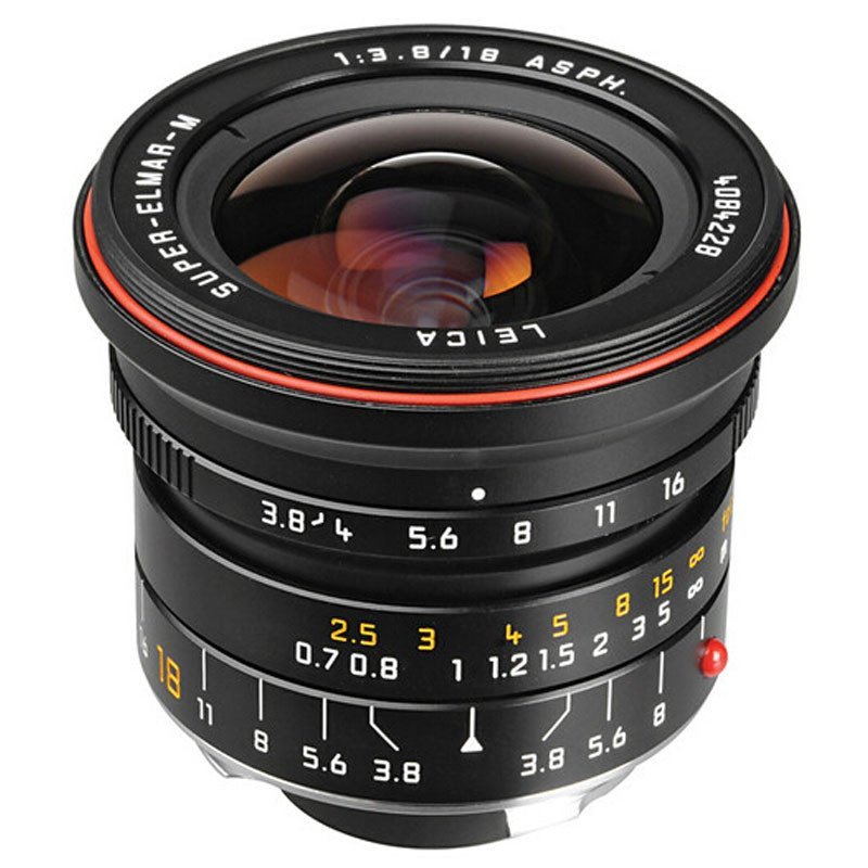 LEICA徕卡M镜头SUPER-ELMAR-M18mm/f3.8 ASPH-黑色