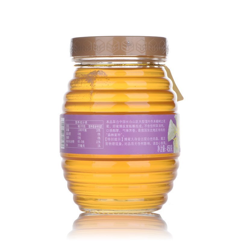 [苏宁超市]森蜂园 椴树蜂蜜 450g
