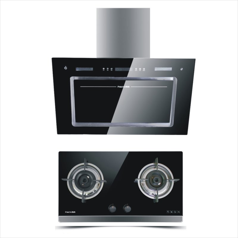 百吉烟机8026+灶具387